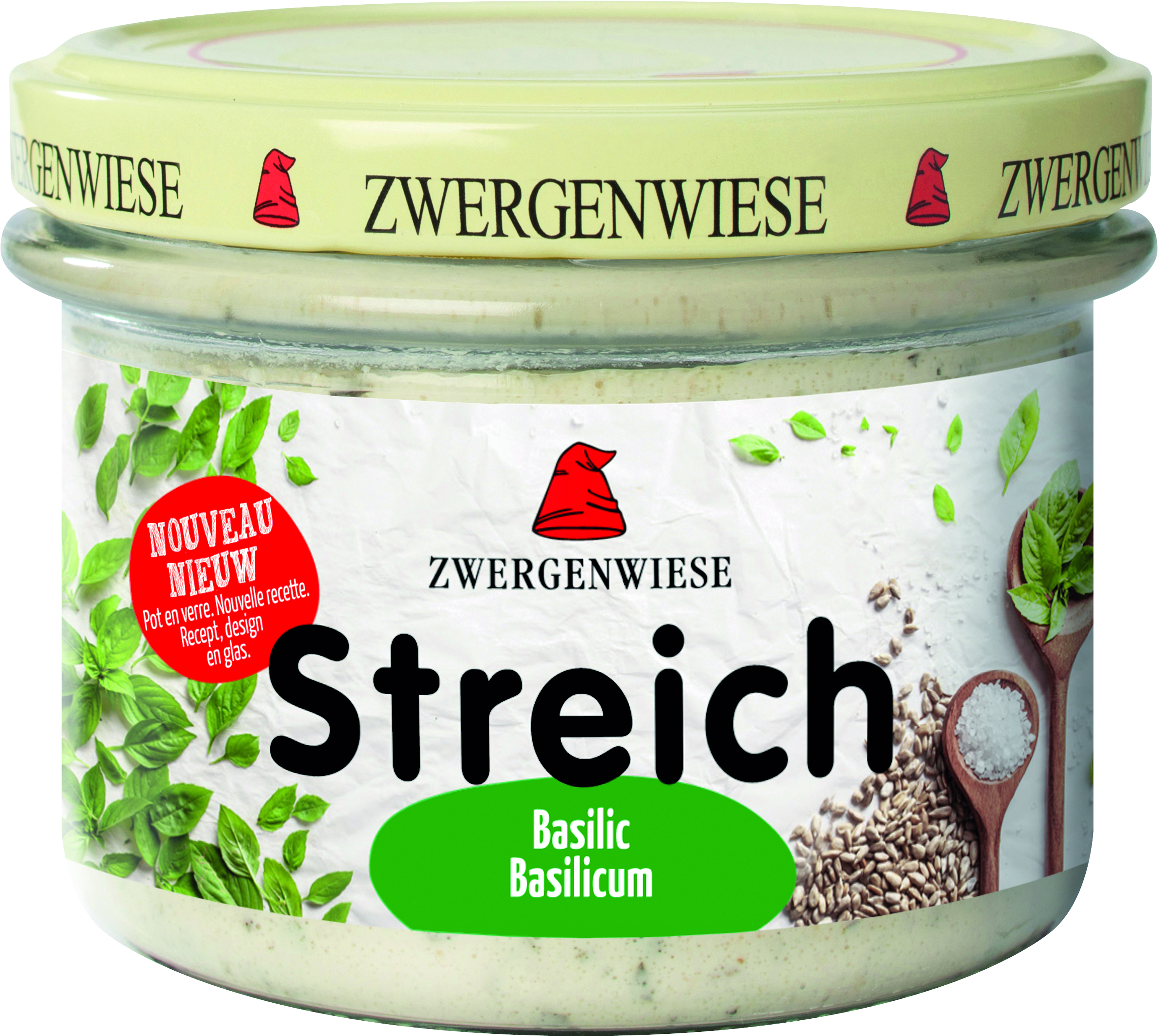 Zwergenwiese Basilic spread bio 180g